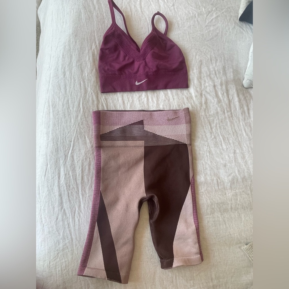 Nike Sports Bra + Bike Shorts